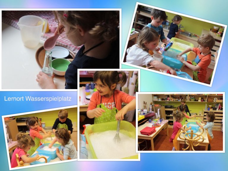 Wasser - Kindergartenalltag | Kindergarten Zellberg